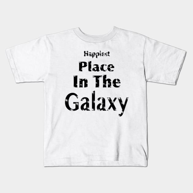 Happiest Place In The Galaxy 3 Kids T-Shirt by MagicalMouseDesign